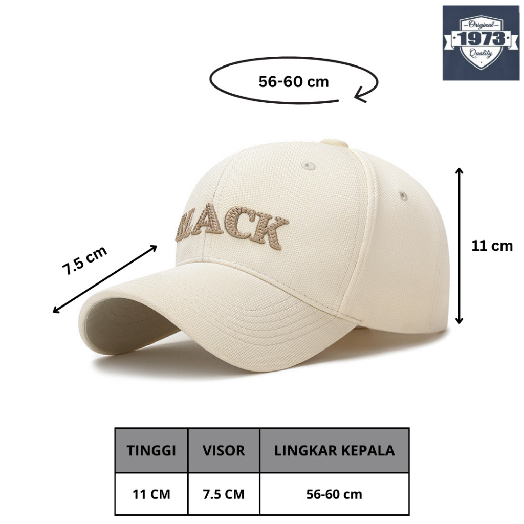 Topi Baseballpremium Nyaman Ropi Laki Laki Cowok Promo Olahraga Tpi Outdoor Gunung Running Topo Dist