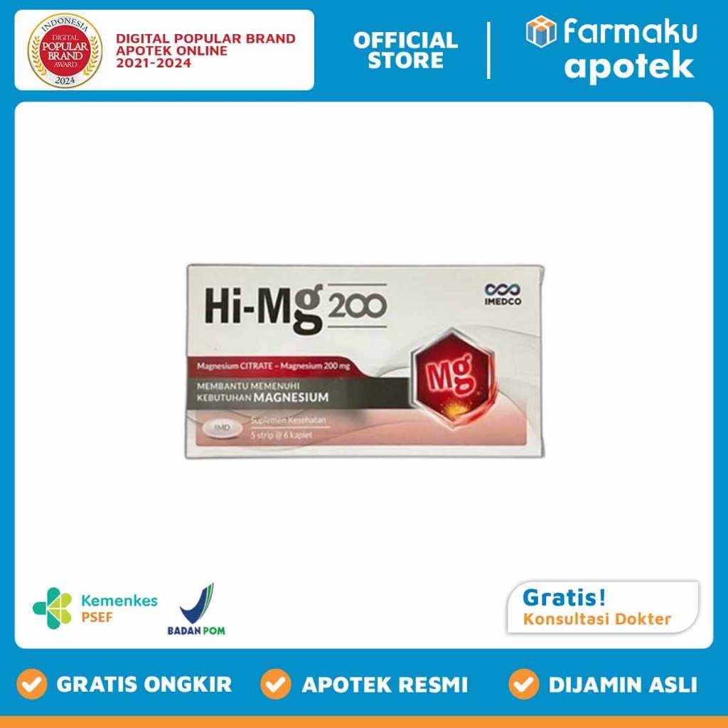 Hi-Mg 200 mg Strip 6 Tablet - TMG