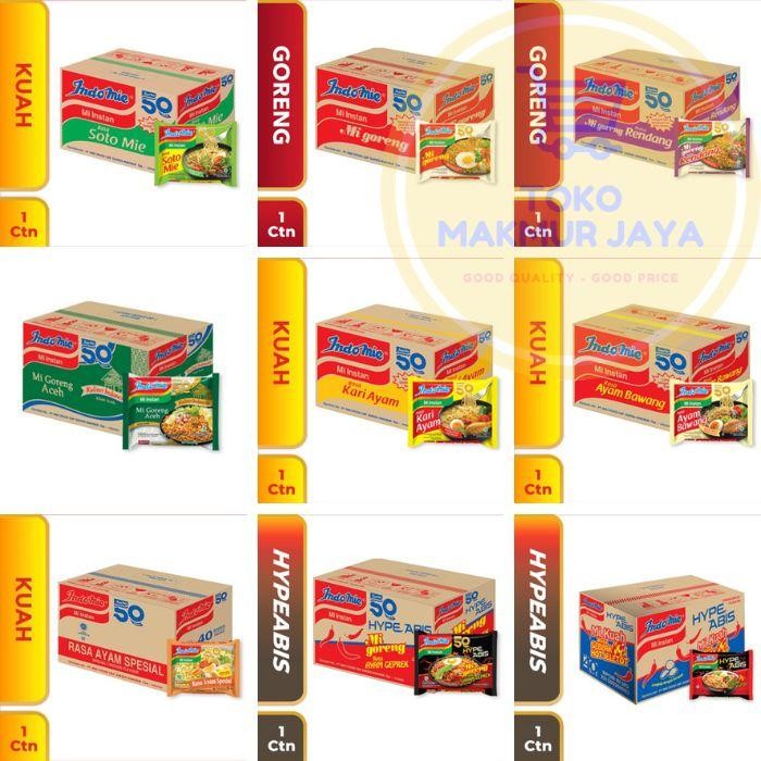 

Ready JT [DUS] INDOMIE / SAKURA MIE INSTANT 40pcs (NO MIX)
