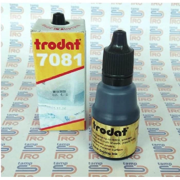 

TINTA STEMPEL PERMANENT / PREMIUM / TAHAN AIR TRODAT 7081