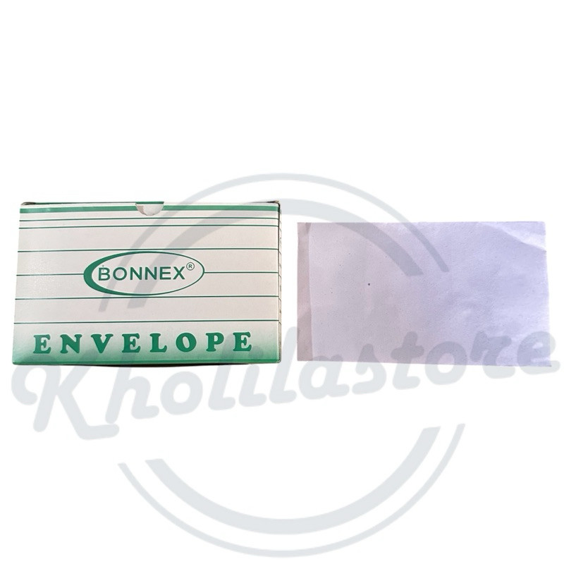 

Ready (5 Pak) Amplop Putih Polos 104 Bonnex 50 Lembar Original