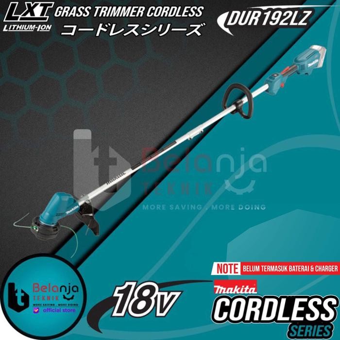 Makita Grass Trimmer Cordless 18 V Mesin Potong Rumput Senar DUR192LZ
