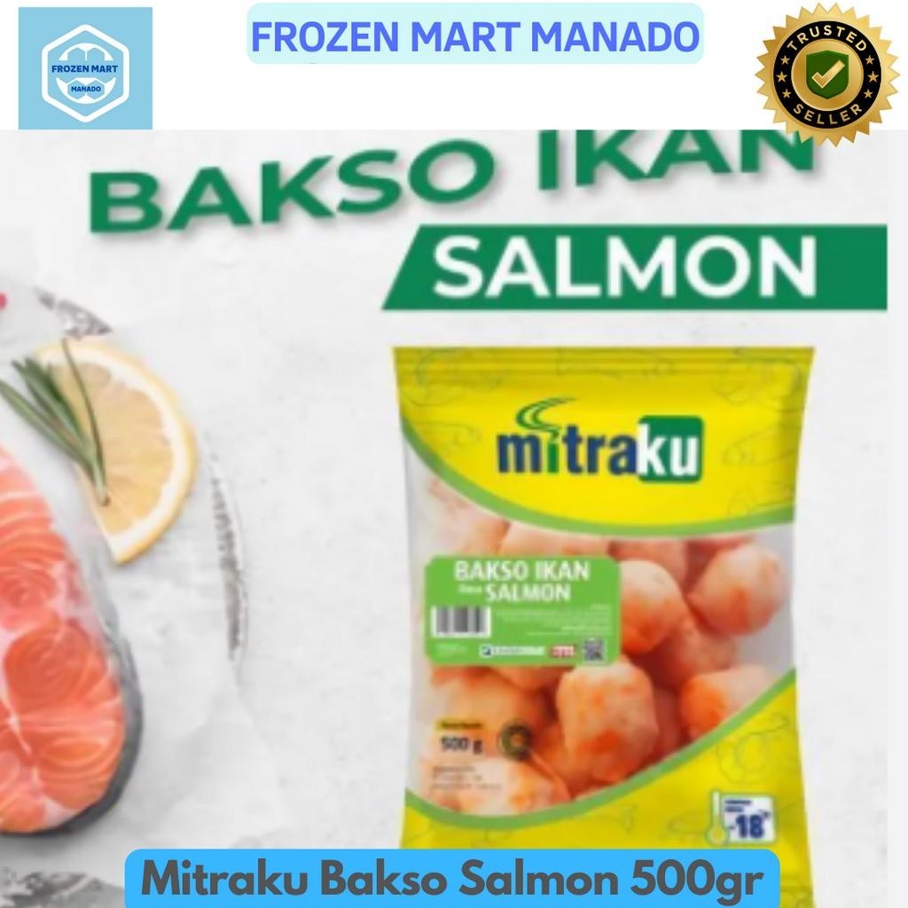 

Mitraku Bakso Salmon 500gr - Frozen Food Tomohon