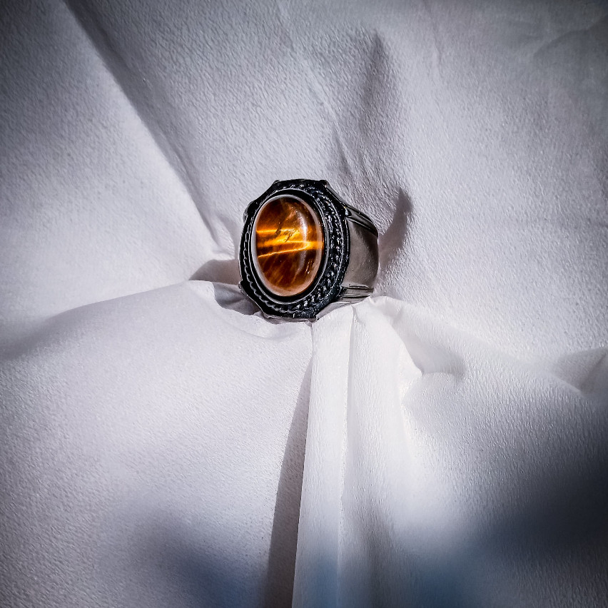 Cincin pria batu Akik biduri sepah mstika khdm pang lima mcn ldy