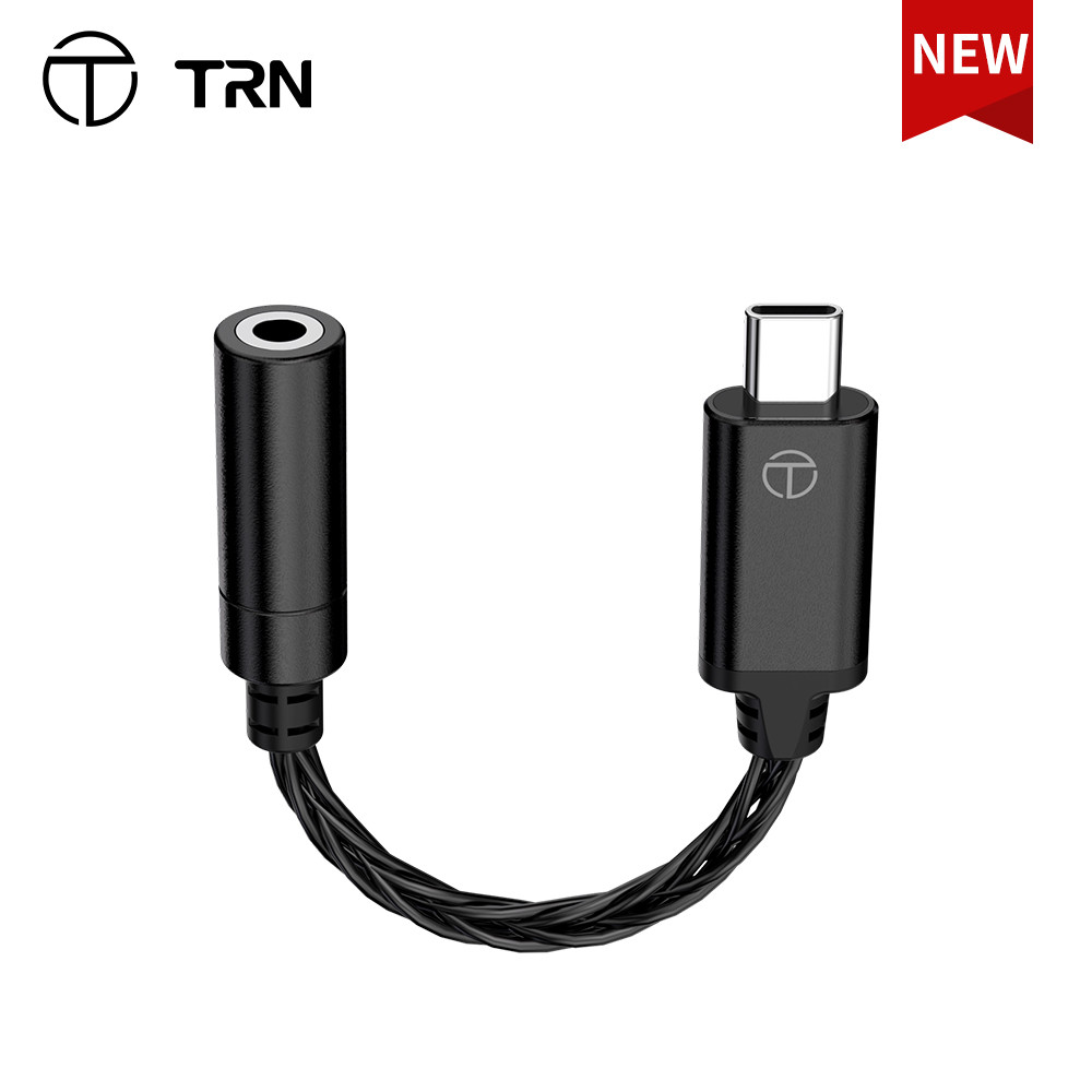 TRN TE DAC AMP Adapter Type-C to 3.5mm Audio Cable  chip Earphone