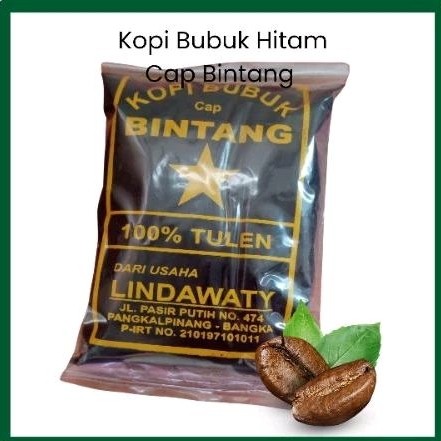 

PROMO KOPI HITAM BUBUK CAP BINTANG TULEN KHAS BANGKA