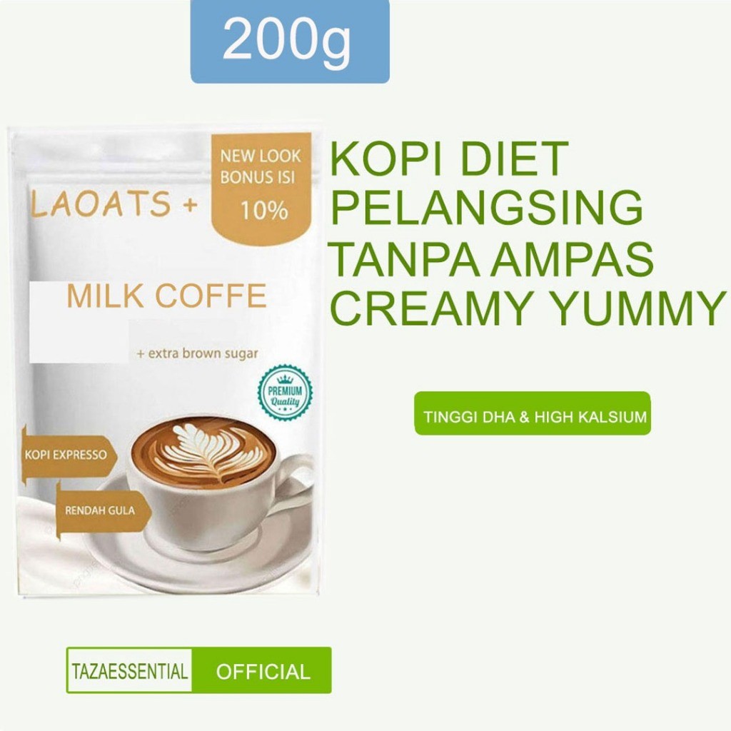 

PROMO Kopi Bubuk Badan Penurun Berat Badan Minuman Kopi Bubuk Murni Tanpa Ampas Laoats