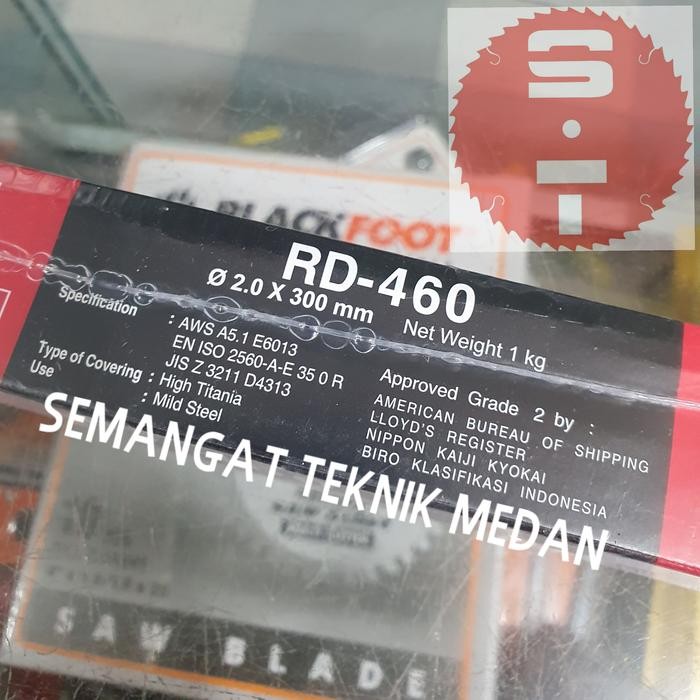 Rd-460 2Mm Kawat Las Listrik Welding Electrodes Nikko 1Kg 2,0 Mm Rd460 Berkualitas