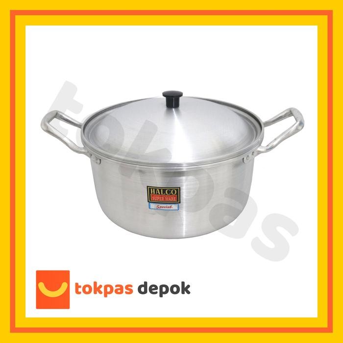 Panci Aluminium Serbaguna Tanpa Saringan 20, 22, 24 cm Halco A 102 S