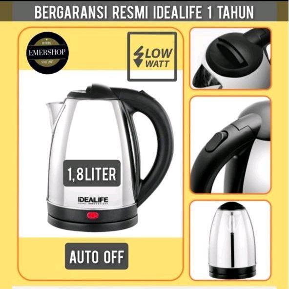 Teko Listrik Low Watt - Teko Listrik Stainless Otomatis 1.8L