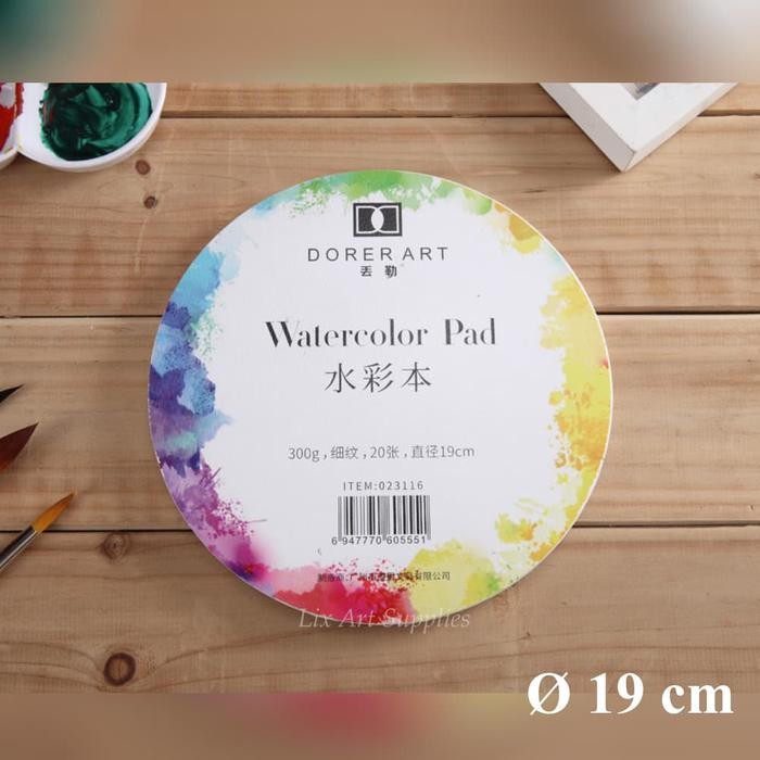 

Dwurer Art Round Watercolor Paper Pad 19 Cm (300Gsm - 20 Sheets)