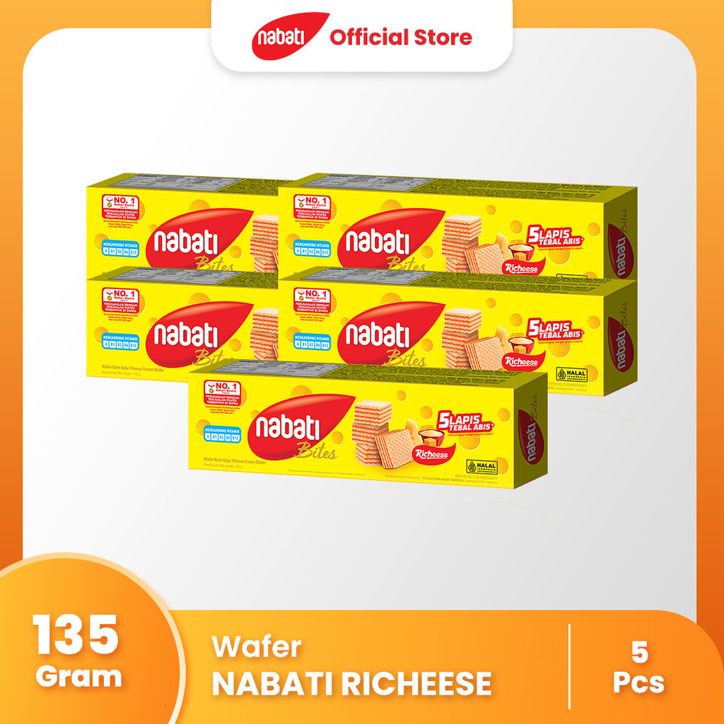 

NABATI RICHEESE 135g (PAKET ISI 5)