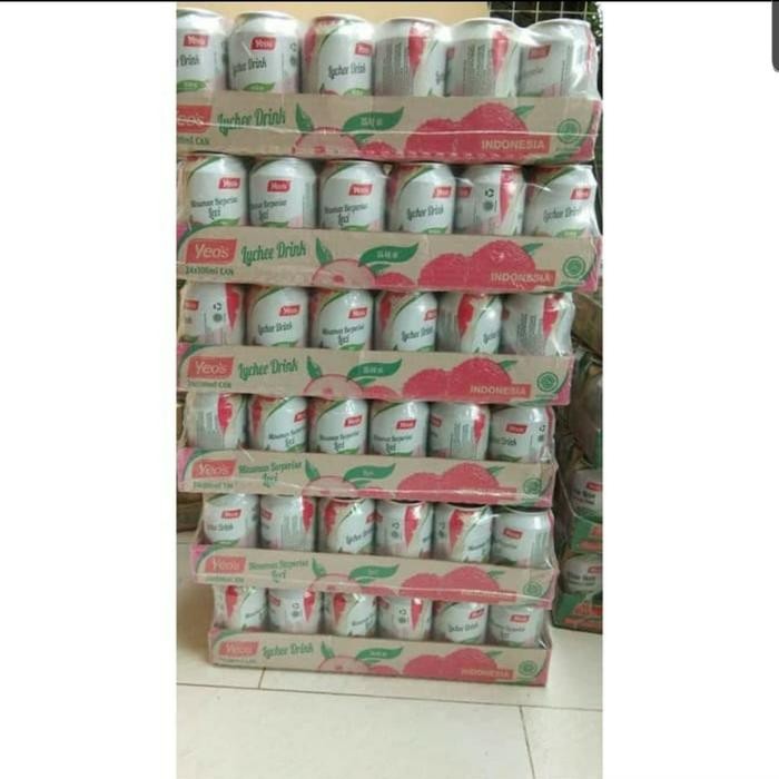 

Tjia Wu - Yeos Leci Lychee Leici Laici Drink Kaleng 300 Ml 300Ml Isi 24 Kaleng