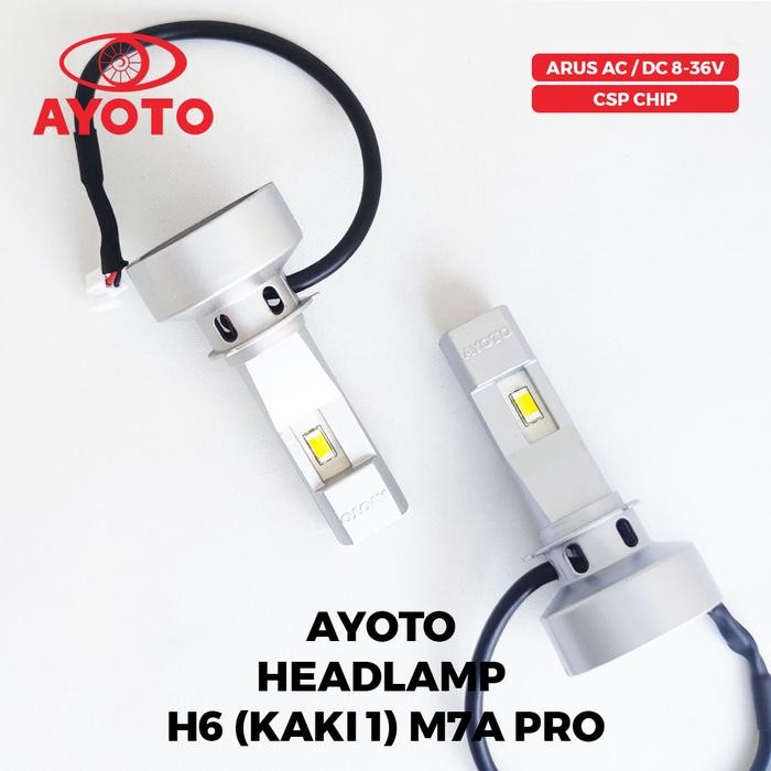 Ayoto Lampu Depan Headlamp H6 Led M7A Ac Dc Motor Matic Bebekayoto Lampu Depan Headlamp H6 Led M7A