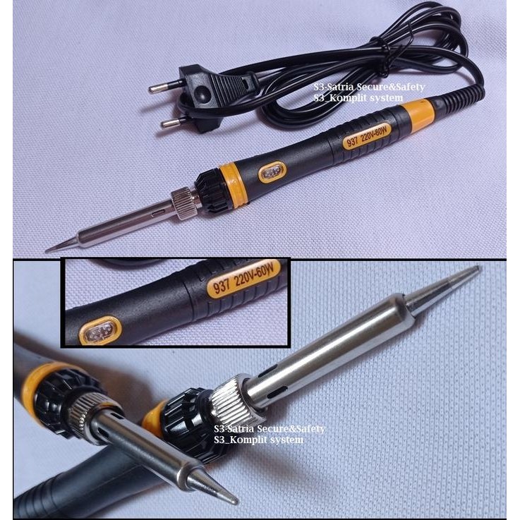 [Dekko Tools] Solder 937 60W Cepat Panas 60Watt 60 W Watt Wat Handphone Ic Board Pc