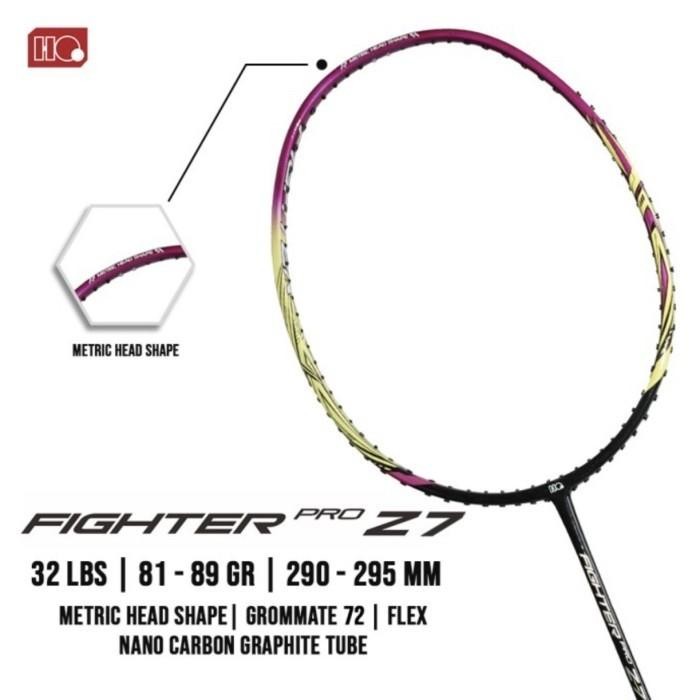 Raket Badminton Hiqua Hq / Hi-Qua Fighter Pro Z3/Z5/Z7/Z8/Z9 Original