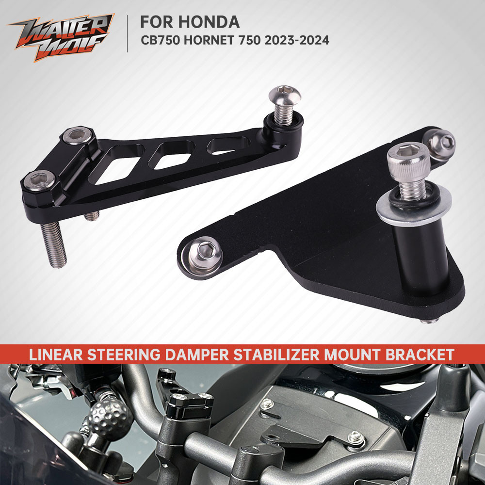 2024 For Honda CB750 Hornet 750 2023 Linear Steering Dampers Stabilize Fixed Bracket Reverse Safety 
