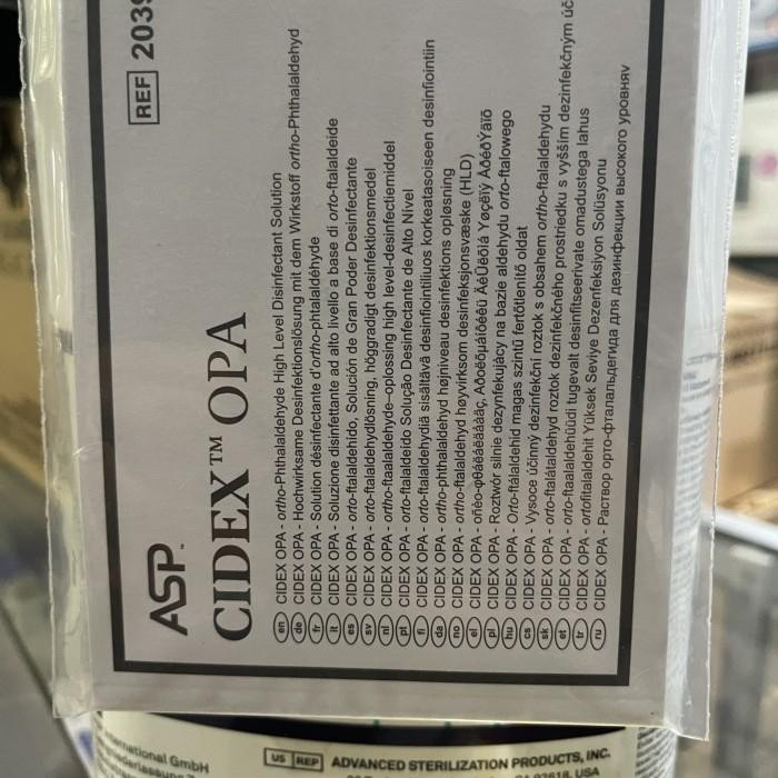 Langsung Diproses Cidex Opa 3.8 Liter Cairan Disinfectant Cairan Pencuci Instrument Grab/Gosend