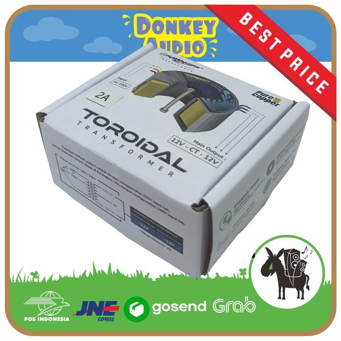 Travo Trafo Toroid 2A 12V Ct Donut Rawamps Original