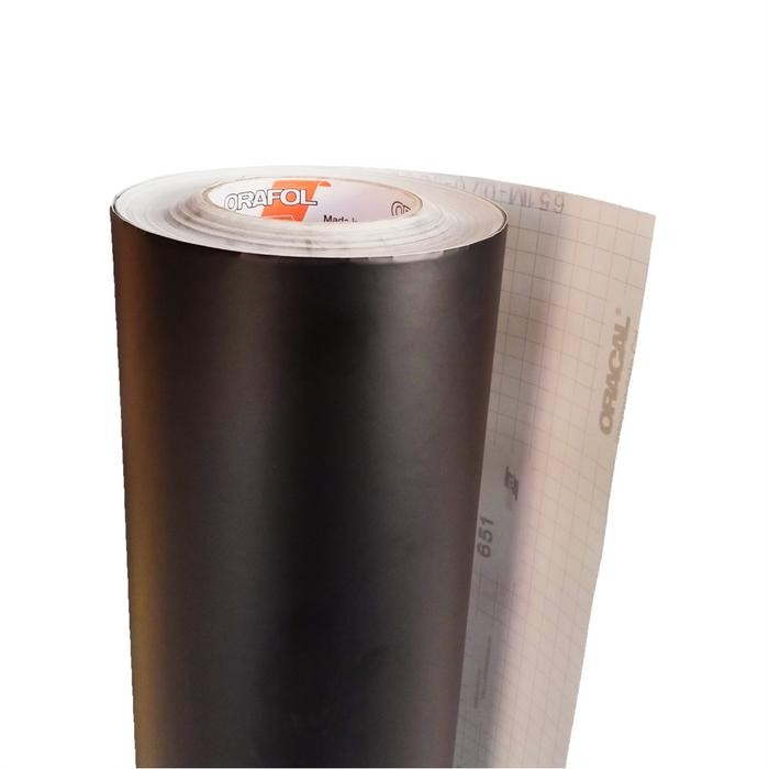 asha.store01 Stiker Warna Hitam Doff Merk ORACAL 651 Lebar 126 cm