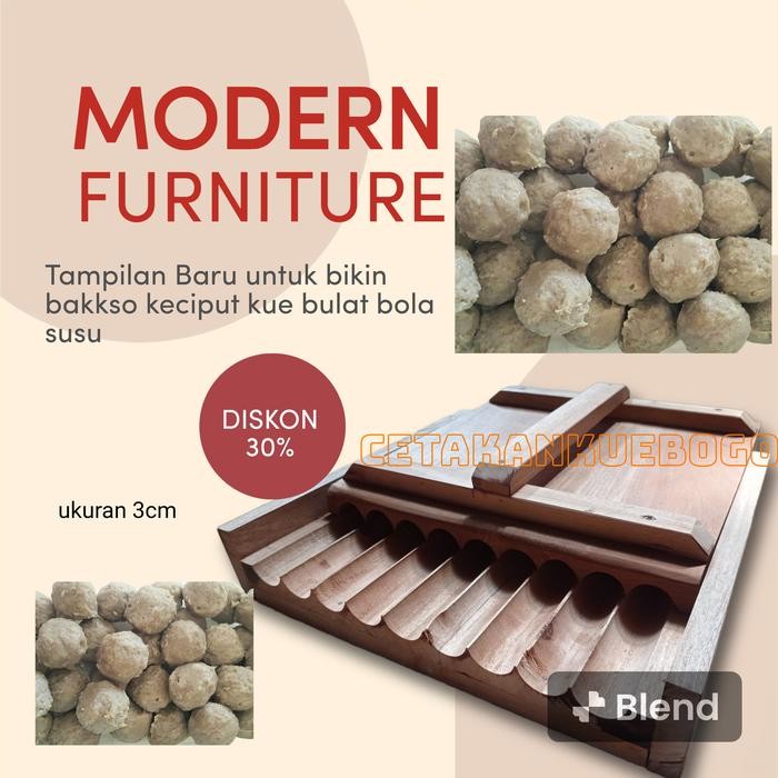 mesin manual pembuat bakso / alat cetak kuebulat keciput bola susu 3cm