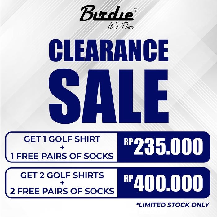 Baju Golf Shirt Series Original Birdie