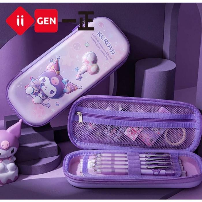 

TEMPAT PENSIL SANRIO 3D EVA PREMIUM TEBAL WATERPROOF / KOTAK PENSIL / PENCIL CASE CINNAMOROLL KUROMI