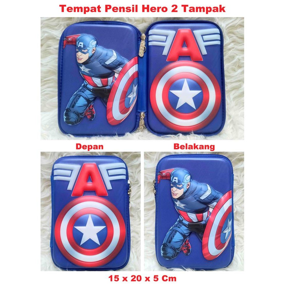 

TEMPAT PENSIL ANAK BATMAN SPIDERMAN IRONMAN CAPTAIN SUPERMAN HARDCASE