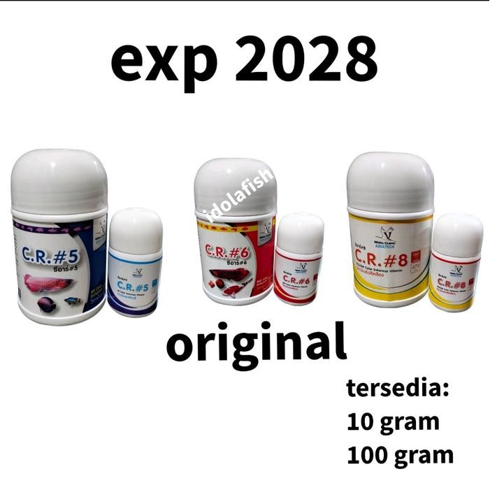 CR5 CR6 CR8 COLOR RICH VITAMIN PEWARNA ARWANA DISKES.LOUHAN ISI 10GR