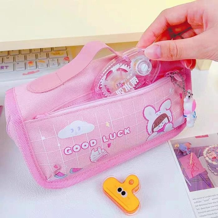 

K005 KOTAK PENSIL KARAKTER LUCU FREE GANTUNGAN / KOTAK PENSIL ANAK SEKOLAH / TEMPAT PENSIL ANAK