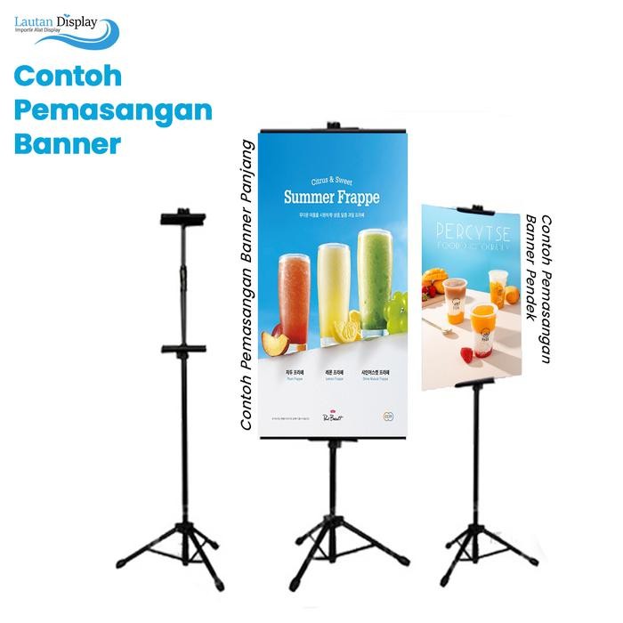 

Tripod Standing Banner, Standing Banner Besi Murah
