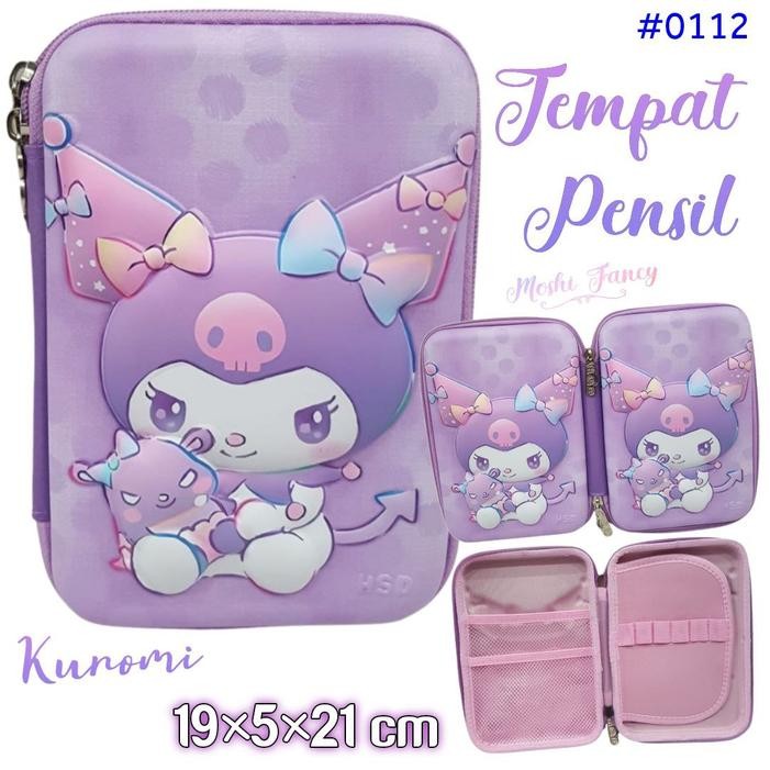 

TEMPAT PENSIL CINNAMOROLL KUROMI HELLO KITTY DAN MY MELODY / PENCIL CASE SANRIO MY MELODY DAN KUROMI