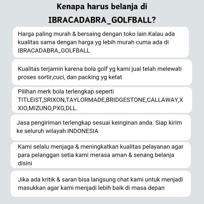 Produk Terbaru Bola Golf Titleist Pro V1 & Pro V1X Kuning Grade B+ Paket 12 Bola Cod