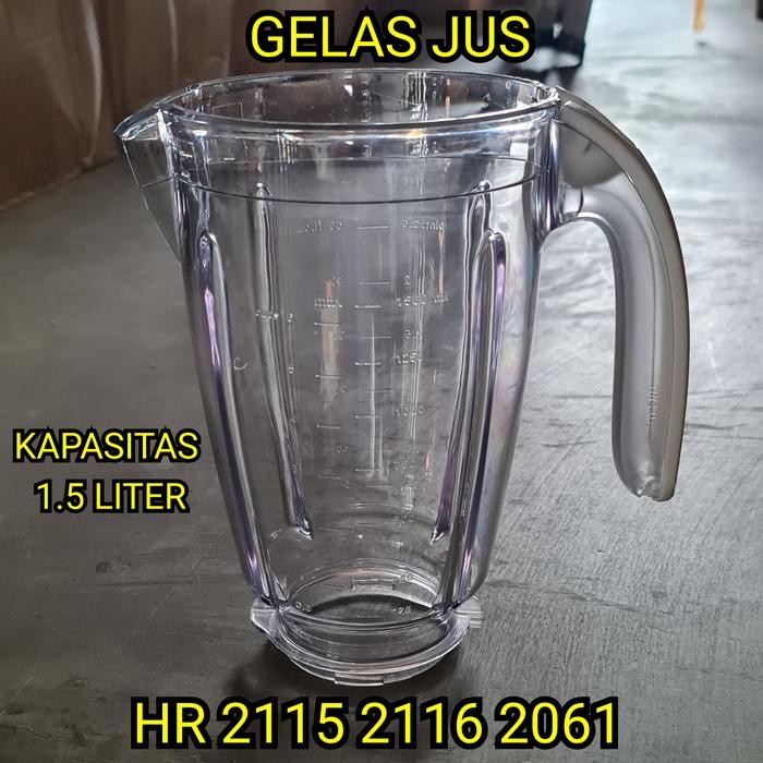 Gelas Jus Blender philips hr 2115 2116 2061 2071 Mika