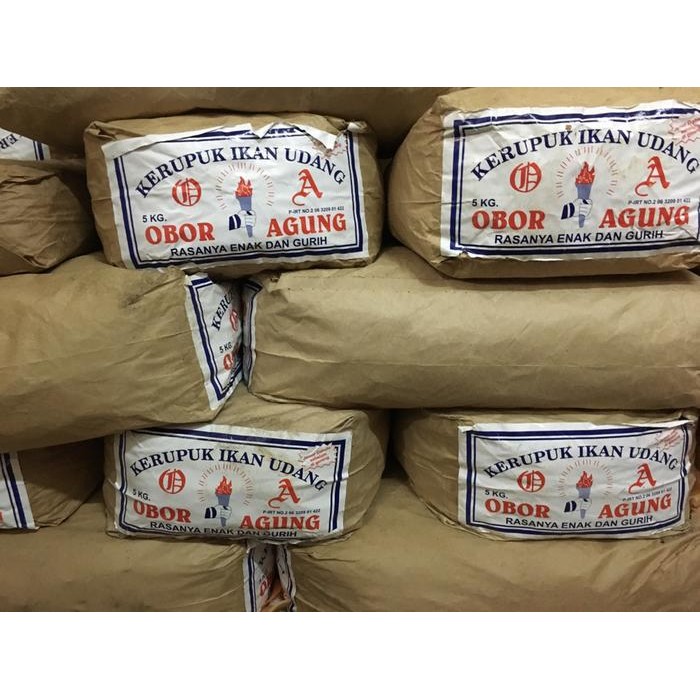 

SALE !!! KERUPUK IKAN UDANG OBOR AGUNG 5KG READYY