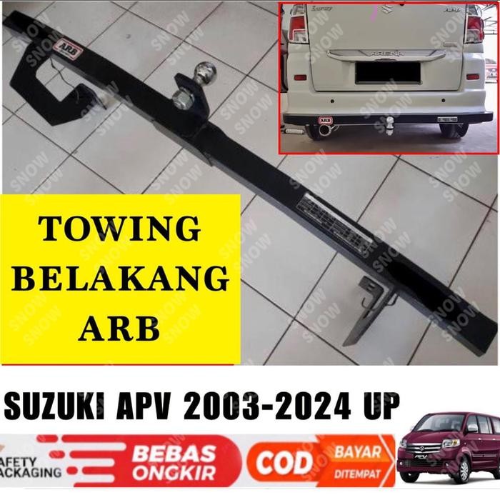 PREMIUM Towing Bumper Belakang Suzuki Apv Arena 2004 2016 2023 2024 ARB Besi