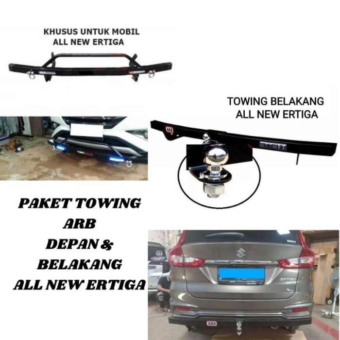 PREMIUM PAKET TOWING DEPAN BELAKANG ALL NEW ERTIGA ARB TANDUK MOBIL ERTIGA