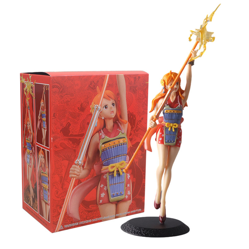 23Cm One Piece Anime Figures Nami Beauty Girl Standing Action Figure Pvc Collectible Model Doll