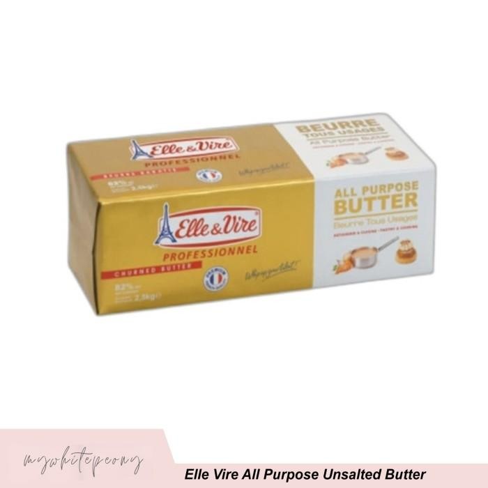 

Elle & Vire All Purpose Unsalted Butter 2.5 Kg