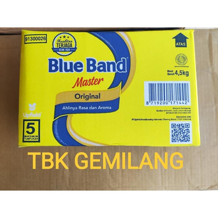 

Blue Band Margarine Mentega 4.5 kg