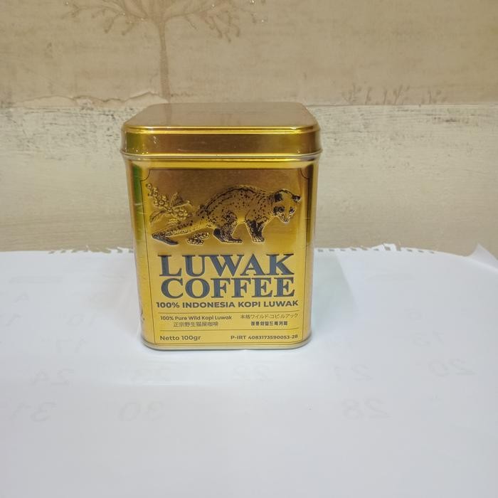 

WORCAS Kopi Luwak GOLD - 100 Gram - Ground Coffee/ Kopi Bubuk.