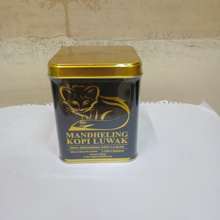 

Kopi Luwak WORCAS Mandheling Black - 100 Gram - Kopi Bubuk.