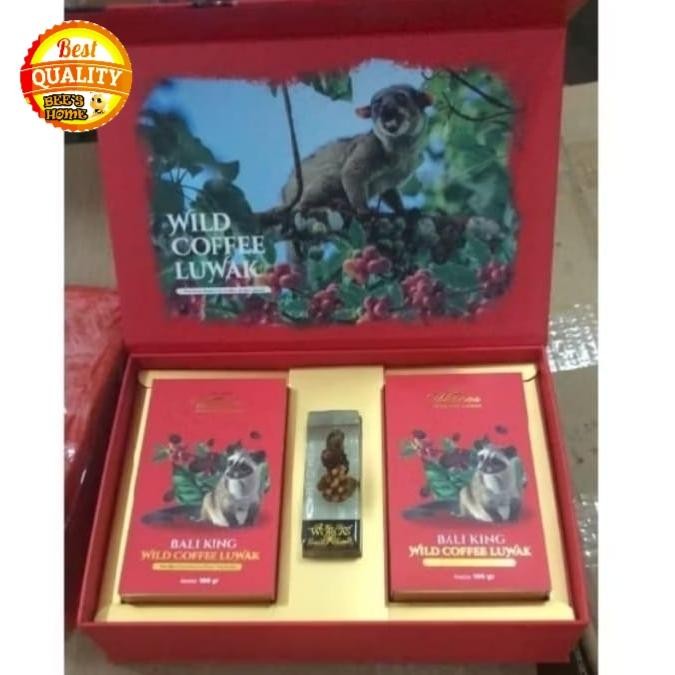 

Kopi Luwak Robusta dan King Gayo 100 gram box isi 2 Parcel Box