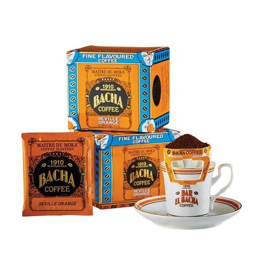 

BACHA COFFEE SEVILLE ORANGE - FINE FLAVOURED COFFEE - 12 BAGS