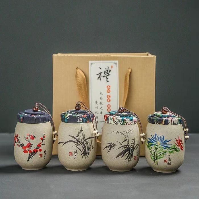 

Tempat Penyimpanan Teh Kopi Set / Tea Leaves Storage Jar 1317