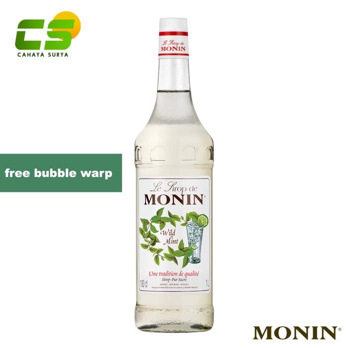 

Monin Syrup/Sirup - Wild Mint Syrup 1000 ml / 1 Liter