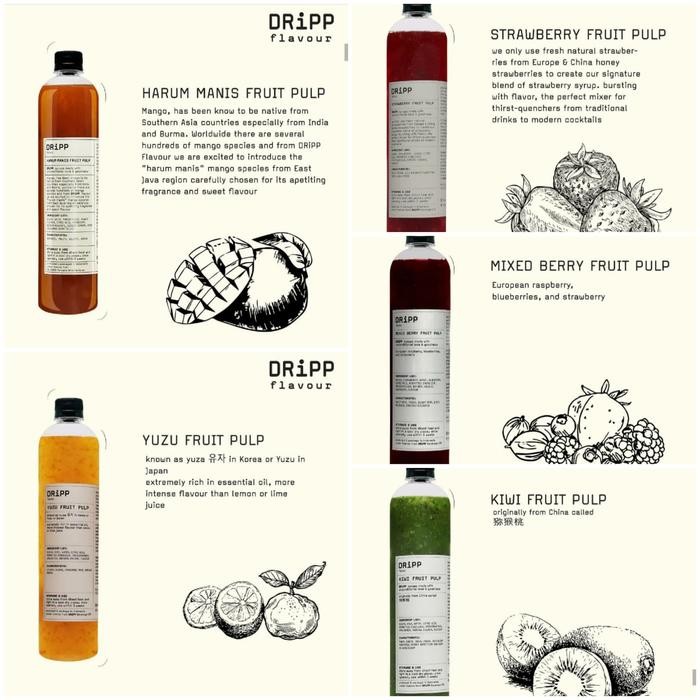 

DRiPP Puree Mix Fruit Series Syrup Sirup Dripp Flavour Ori