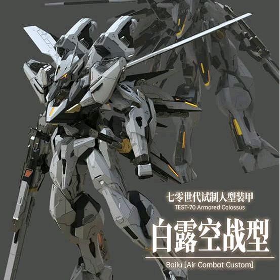 SALE PROMO 1/100 ROBOX ANIMATION BAILU AIR COMBAT METAL FRAME MODEL KIT PLAMO READYY