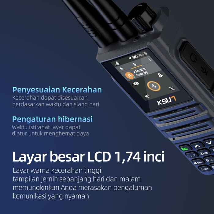KSUN ZL8668 TERBARU HT ZELLO UHF VHF ANALOG DANPOC WALKIE TALKIE YANG DAPAT MELAKUKAN PANGGILAN