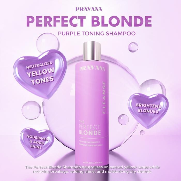 PRAVANA THE PERFECT BLONDE SHAMPOO (PURPLE TONING)